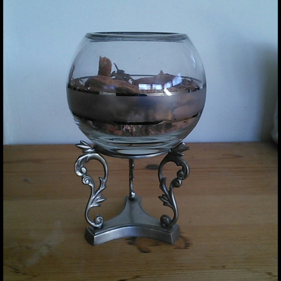 Accents Vtg Potpourri Bowl And Stand Poshmark